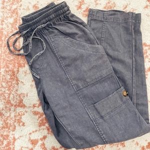 Denim Cargo Pants NWT